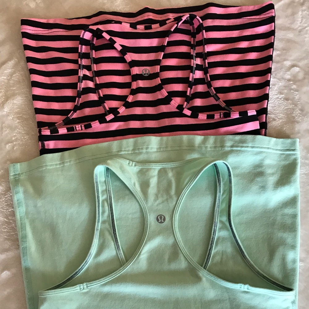Pair of Lululemon Cool Racerback Tanks Size 6